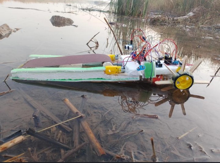 Autonomous River Cleaner Robot